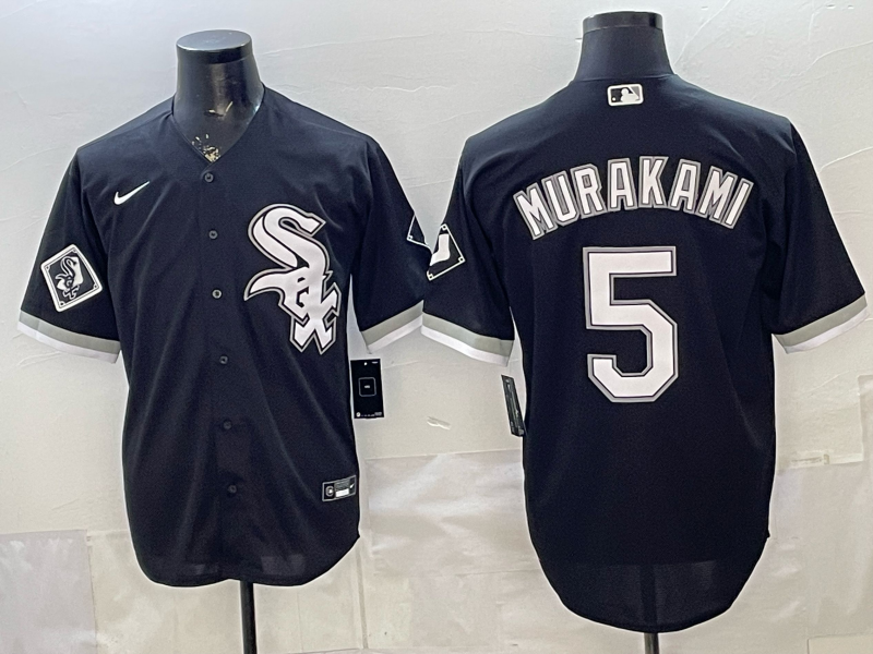 2026 Men Nike Chicago White Sox #5 Murakami black MLB Jersey 0410003->chicago white sox->MLB Jersey